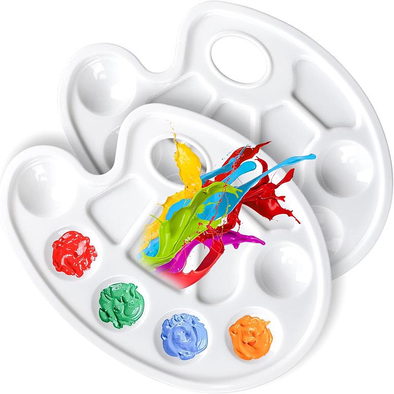 Children's Plastic Color Mixing Palette for Gouache Paints