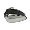 NSU Max 250 Aluminium Polished Black Painted Fuel Petrol Gas Tank +Cap |Fit For