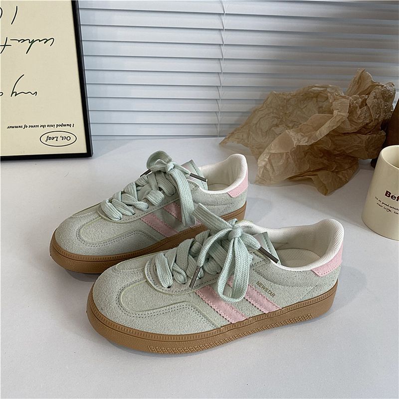 Niche retro German training shoes women's summer new student versatile casual board shoes ins