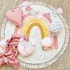 Cute Round Rug Bedroom Tassel Carpet Mat Bedside Kids Room Ddecoration Cartoon Floor Mats Home Soft Machine Washable Area Rugs