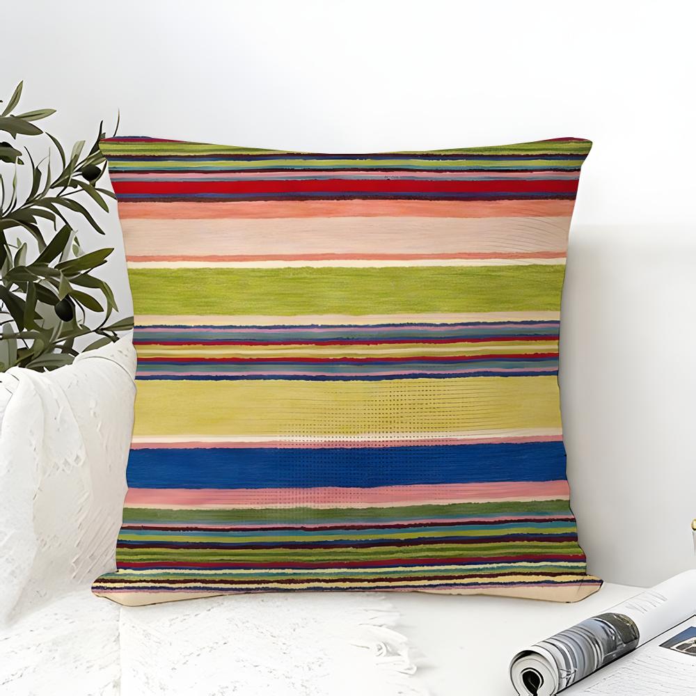 Classic Stripe Element Pillow Case linen pillow case sofa home decor cushion cover cushion cove