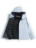 New Heat-Sealed Softshell Winter 3-in-1 Down Jacket