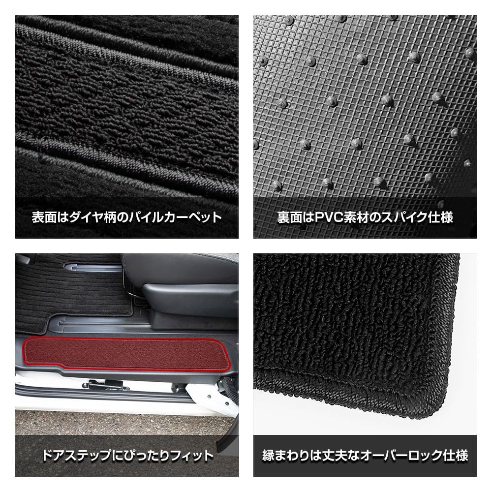 Freed GT Series Exclusive Step Mat 2PCS Specially Designed Sliding Door Cover Scuff Mat Carpet FREED New Model Dirt Scratch Prevention Protection Made