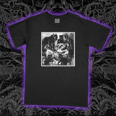 CAT CULT Shirt Horror Satan Satanic Cats Witchcraft Goth Gothic  Unisex Tee