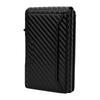 Wallet for Men Carbon Fiber Slim Minimalist Bifold Magnetic Blocking Pop Up Credit Card Holder Case Holds 11 Cards for