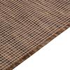 VidaXL Tapis à tissage plat d'extérieur 160x230 cm Marron