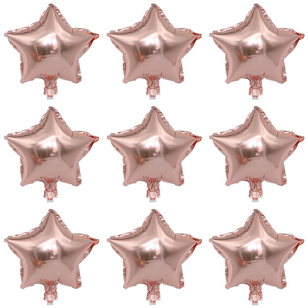 18inch Gold Star Foil Balloons Black Red Silver Five Star Balloon Set Birthday Party Decor Baby Shower Gender Reveal Decoration