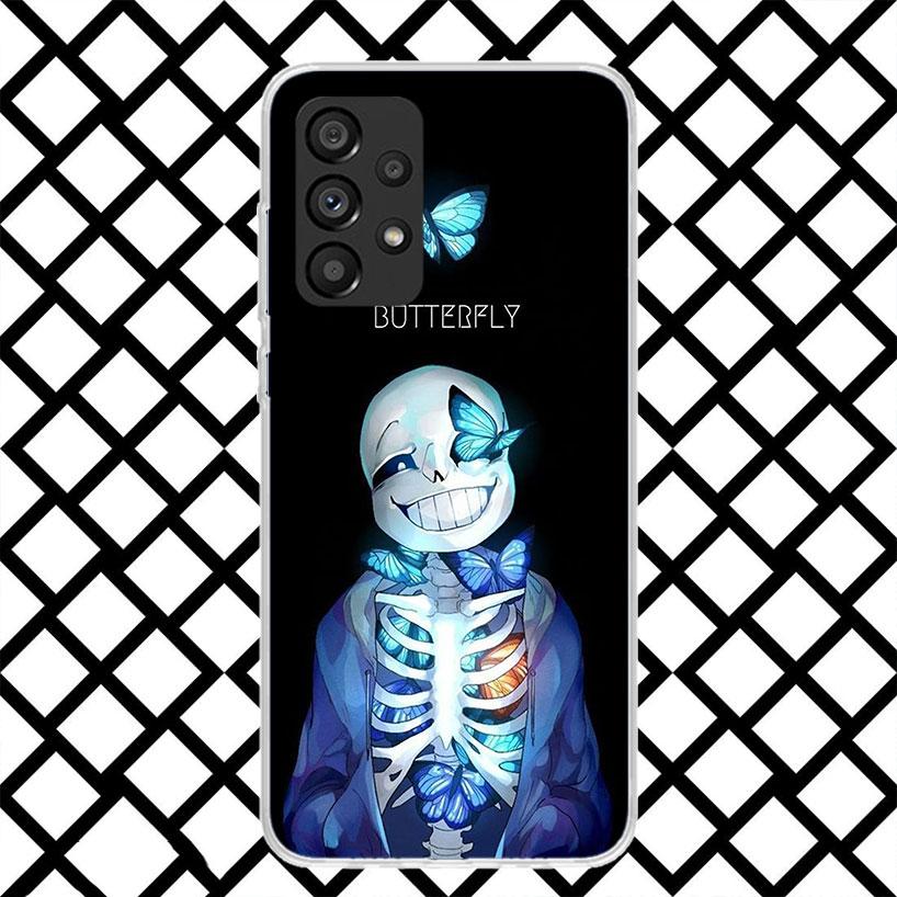 U-Undertale Sans Doggo Phone Case for Samsung Galaxy A52 A42 A32 A22 A12 A02S A51 A50 A71 A70 A41 A31 A21S A40 A30S A20S A10S A1