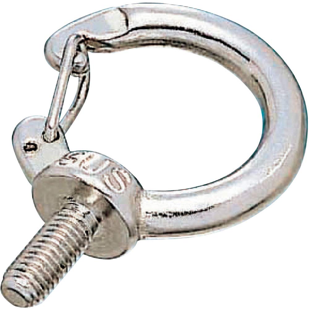

TRUSCO Stainless Steel Hook Eye Thread Diameter piece 1 Bolt, W3/8 (1 = bag) TFIB-10W
