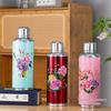 Retro Chinese Style Handheld Thermos Flask for Tea - Nostalgic Wedding Celebration Kettle with Aluminum Shell