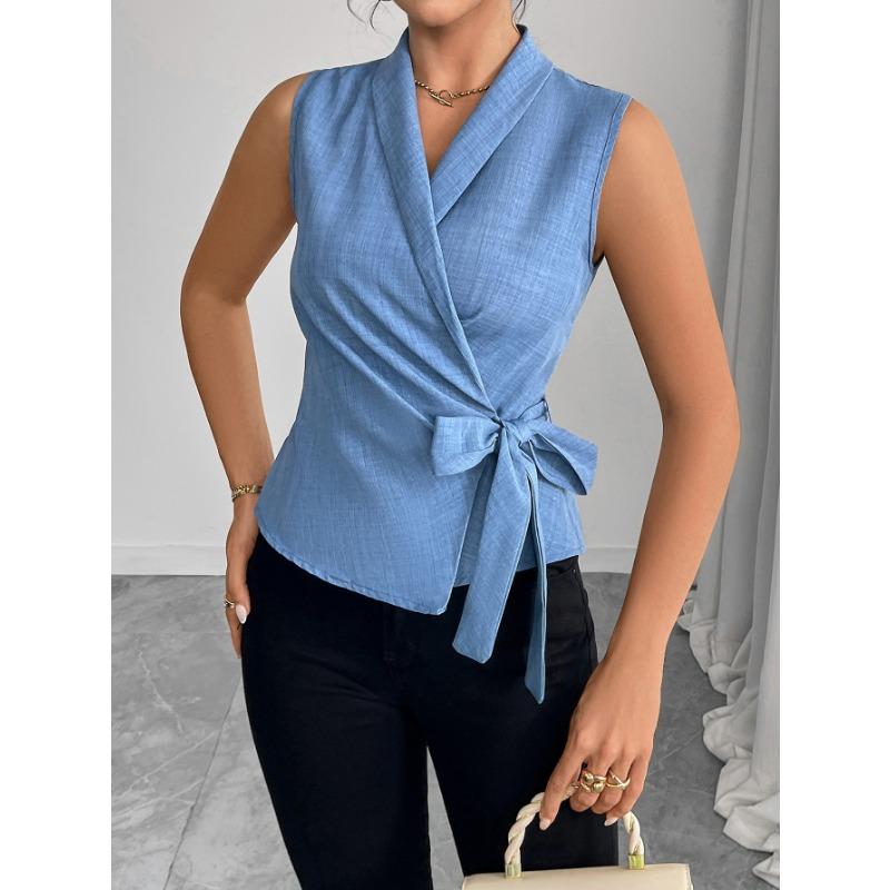 Small Vest Women's Summer Temperament Solid Color Strappy Sleeveless Top