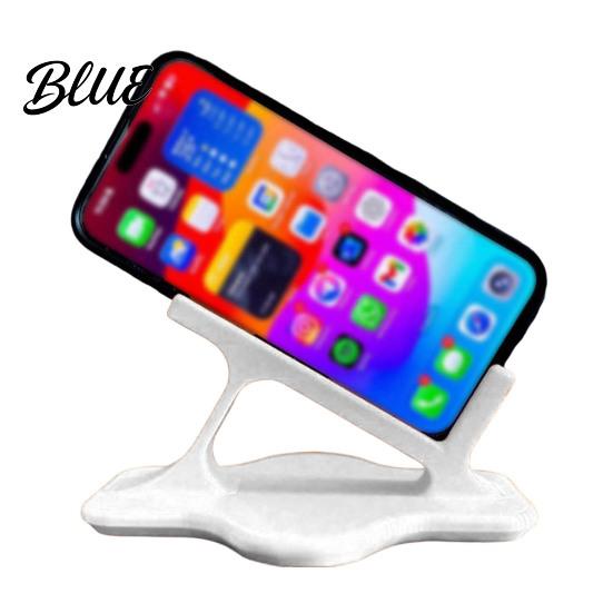 Stable Phone Stand Lazy Stand Ergonomic Curved Holder for Side Lying Bed Artistic Sofa Hands-Free Cradle Watching Video Portable Desk Accessory For
