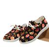 Women's Halloween Pumpkin Print Casual Flat Shoes for Festive Party Wear