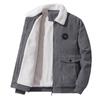 Herren High-End Cord Baumwolljacke - Dicke Freizeit-Oberbekleidung