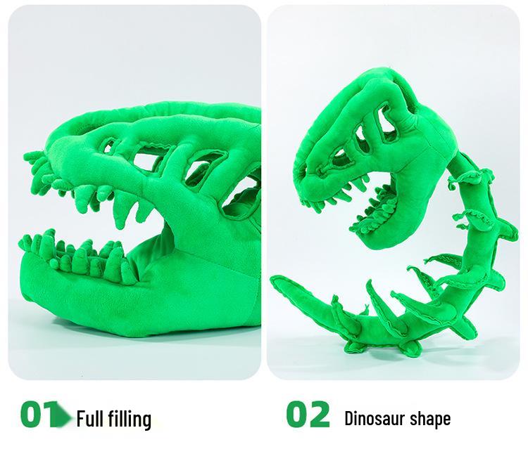 Lu Han Dinosaur Plush: Funny Skeleton Hat & Mask
