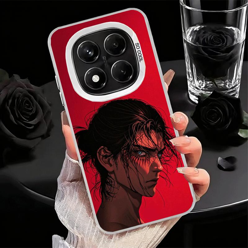 A-Attack On T-Titan Eren Yeager Soft Phone Case for Samsung Galaxy S24 S25 FE S26 Edge S23 Ultra S22 Plus S21 + Shockproof Cover