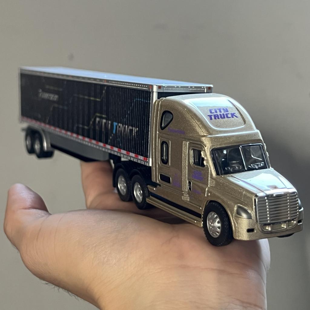 1:64 Scania Container Truck American Container Truck Alloy Diecast Model Car Mini GT Vehicle Toy Models Miniature Cars Birthday