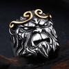 Retro Tight Metal Ring, Beautiful Monkey Head Ring, Fighting and Defeating Buddha Ring