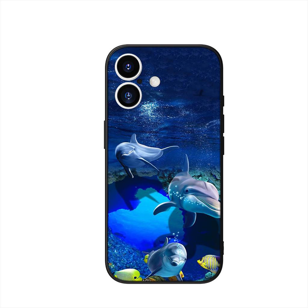 Phone Cover for Xiaomi Poco X7 X6 X5 F7 F6 F8 Ultra F5 M6 M7 M8 Pro C85 C75 C65 C71 C61 Case Dolphin Animal Casing