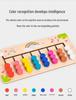 Montessori Wooden Eight-Color Puzzle for Early Education and Logical Thinking Training.