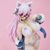 Super Sonico White kočka malovaná hotová figurka ver. PVC&ABS bez vodního kamene