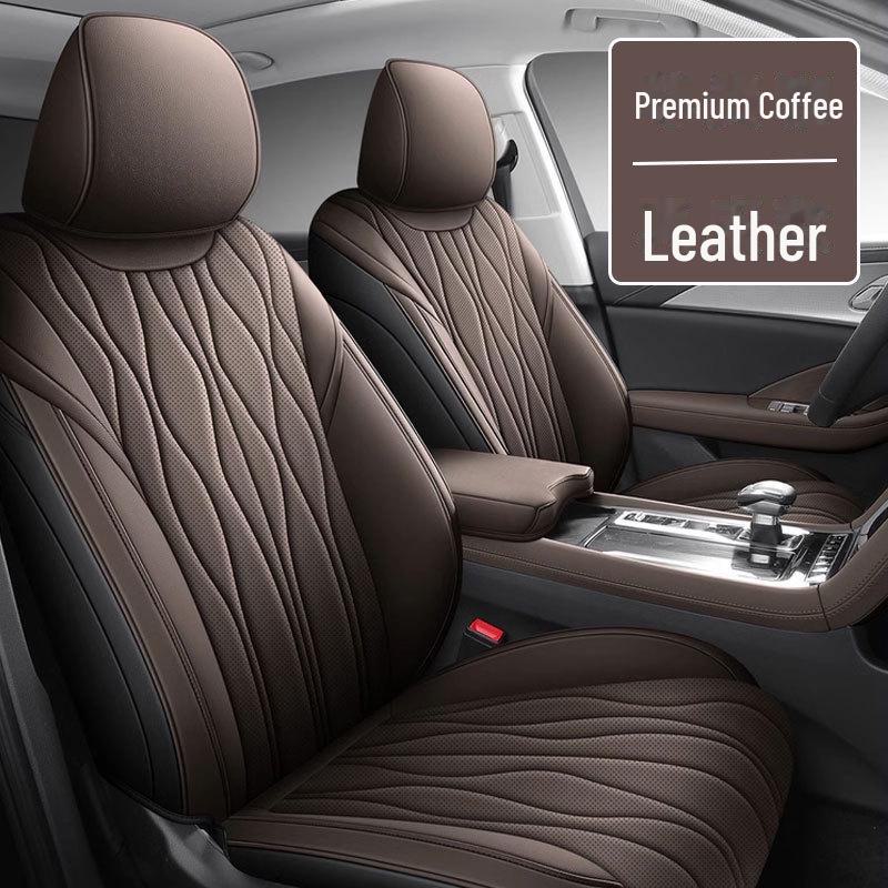 Hongqi Leather Car Seat Covers for H5, H7, H9, HS5, HS7 - All-Season, Five-Seat Compatible Cushion