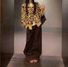 Women's Retro Leopard Knit Cardigan: Thick Leopard Coat for 2025 Autumn/Winter