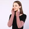 Long Arm Wrist Sleeve Solid Color Over Elbow Gloves Fashion Fingerless Gloves  Girls