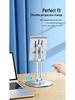 Foldable Metal Phone & Tablet Stand: Adjustable Height, 360° Rotation
