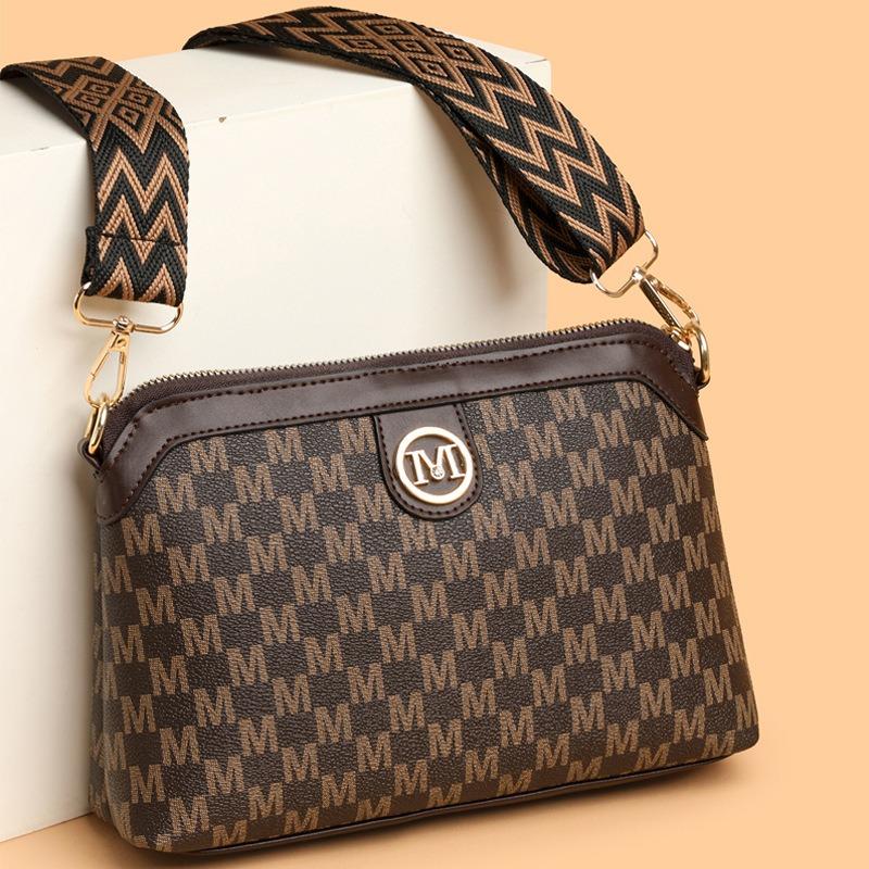Retro Printed Single Shoulder Crossbody Women's Bag
