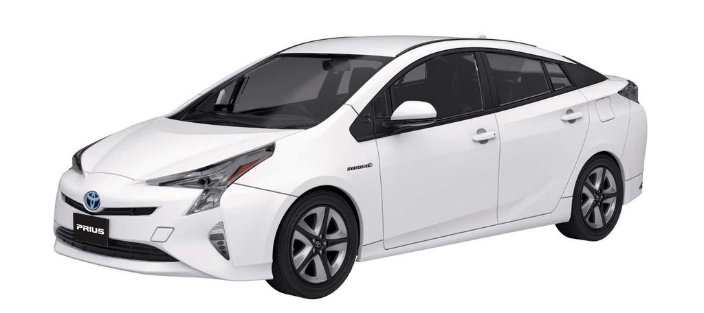 Aoshima Bunka Kyozai Série The Snap Kit Toyota Prius Super White 2 Plastikový model (AOSHIMA) 1/32 Předbarvený 02-A