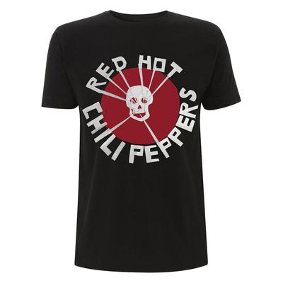 Red Hot Chili Peppers T-shirt Flea Schedel Rock Officieel Band Zwart Nieuw