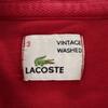Lacoste Langarm Sweat Zip-Hoodie 3 Rote Serie Herren Gebraucht