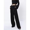 Peacebird Women's High-Waisted Draped Straight-Leg Trousers
