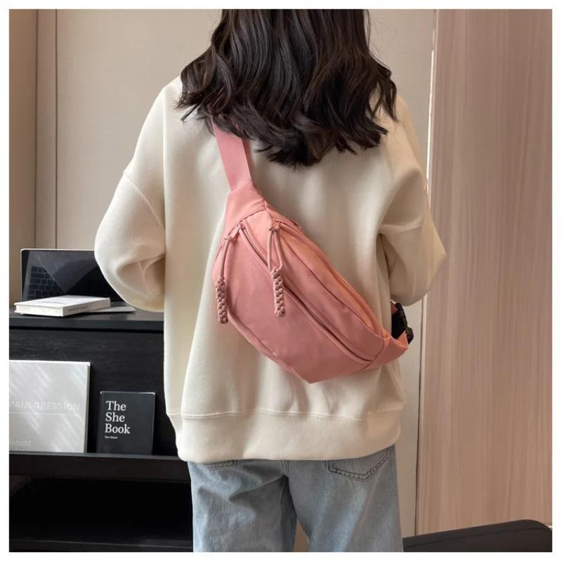 Trendy Sports Casual Women's Shoulder Bags Simple Travel Ladies Crossbody Chest Bag Portable Female Phe Waist Pack Handbagss