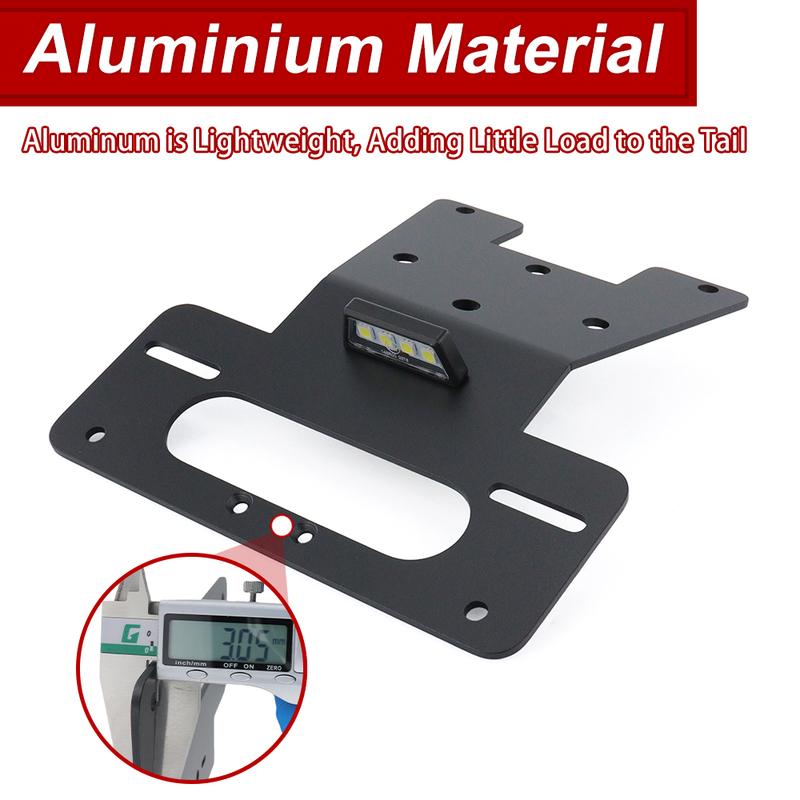 For HONDA MONKEY 125 2018 2024-2026 Motorcycle License Plate Holder Bracket Tail Tidy Fender Eliminator