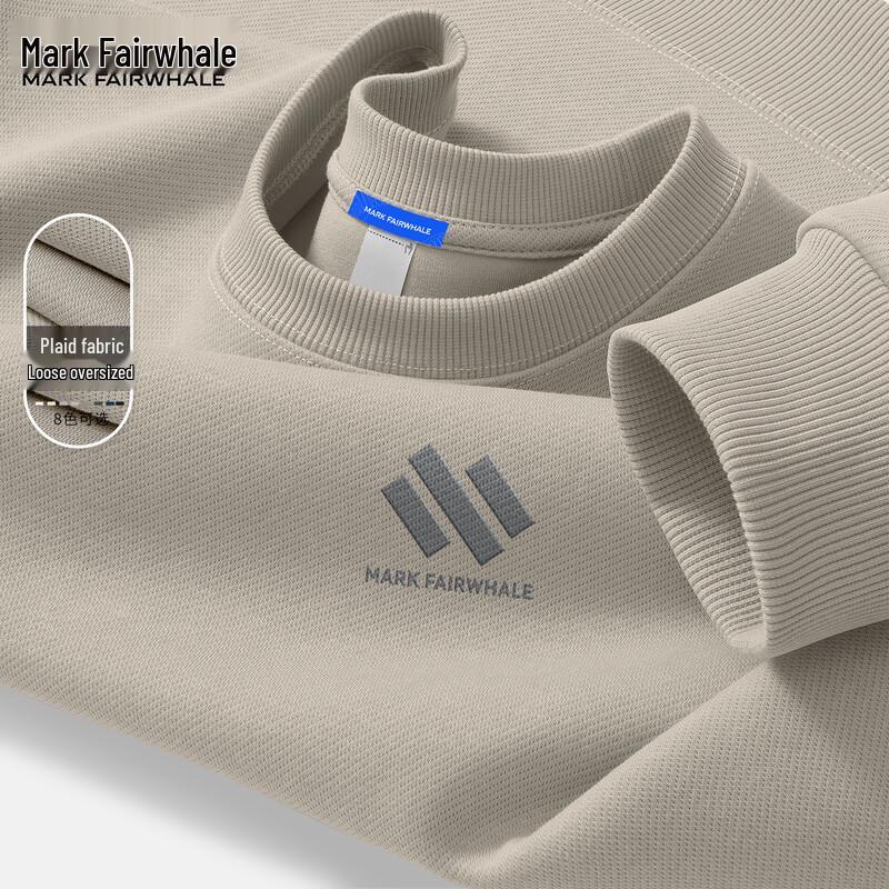 Mark Fairwhale Men's American Casual Crew Neck Sweatshirt