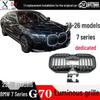 Gloss Black LED Illuminated Front Grille for 23-26 BMW 7 Series G70