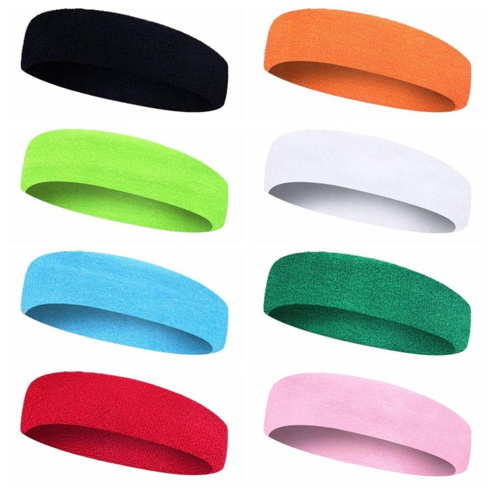 Absorb Sweat Towel Sweat Bands Elastic Force Durable Antiperspirant Head Band Breathable Stretching Tennis Headband Basketball