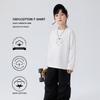 Kids' Cotton Long Sleeve Round Neck T-Shirt