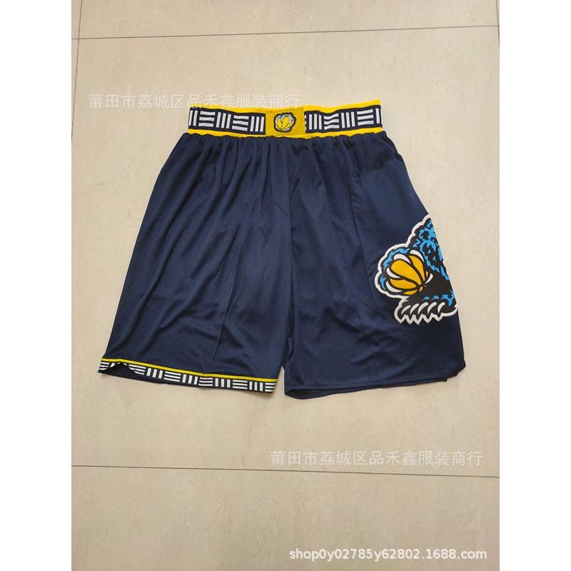 Men Women Basketball Shorts NBA Team City Edition Cotton Athletic Performance Pants Sportswear