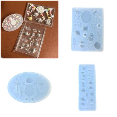 Flexible Wiederverwendbare Silikon-Bastelformen Für Resin-Schmuckherstellung Und Mini-Dessertdekorationen