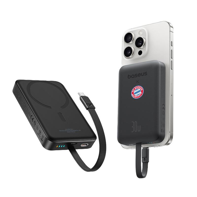 Baseus X Bayern 20W 30W 10000mAh Powerbank Přenosná baterie Chytrý digitální displej pro iPhone Xiaomi Poco Samsung