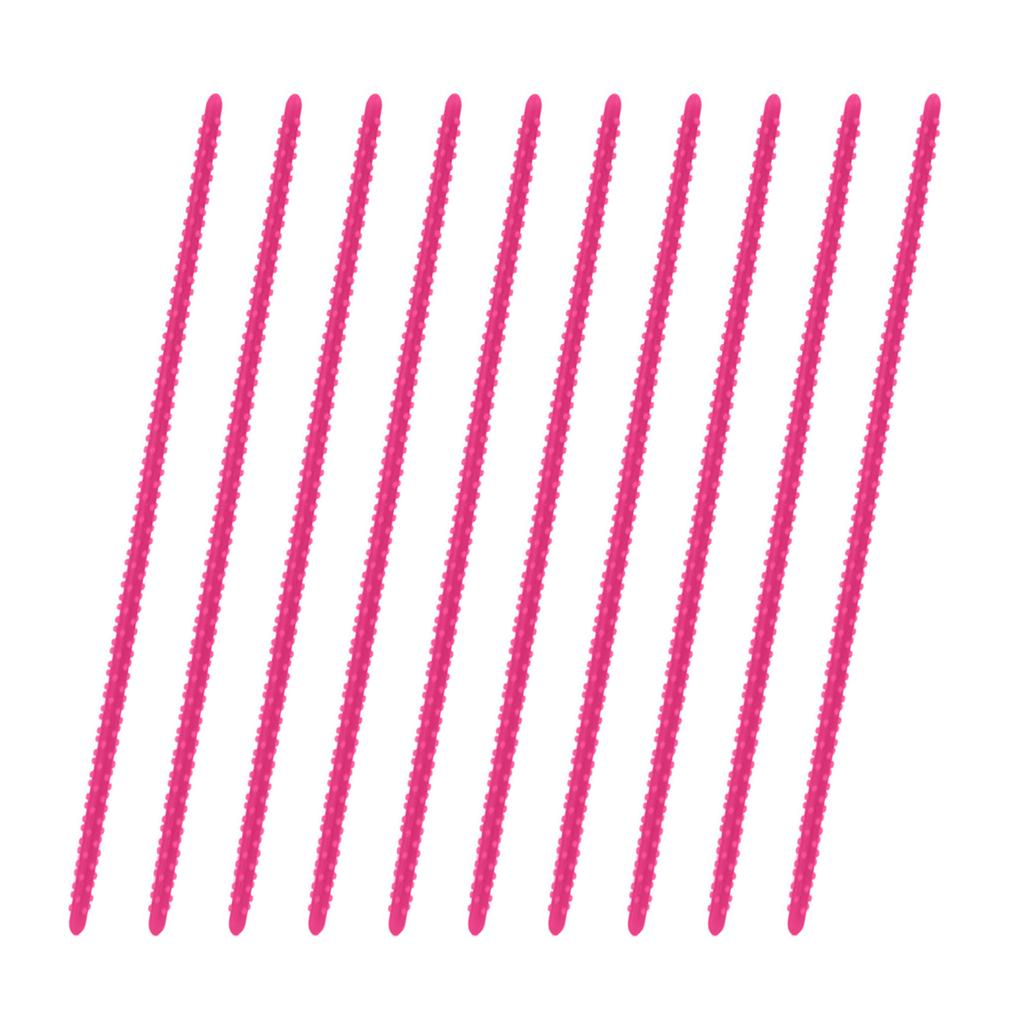10 Pieces Hair Perm Rods Silicone Fireworks Bars Hairdressing Styling Curling Perm Rod Salon Tool for Hair Styling