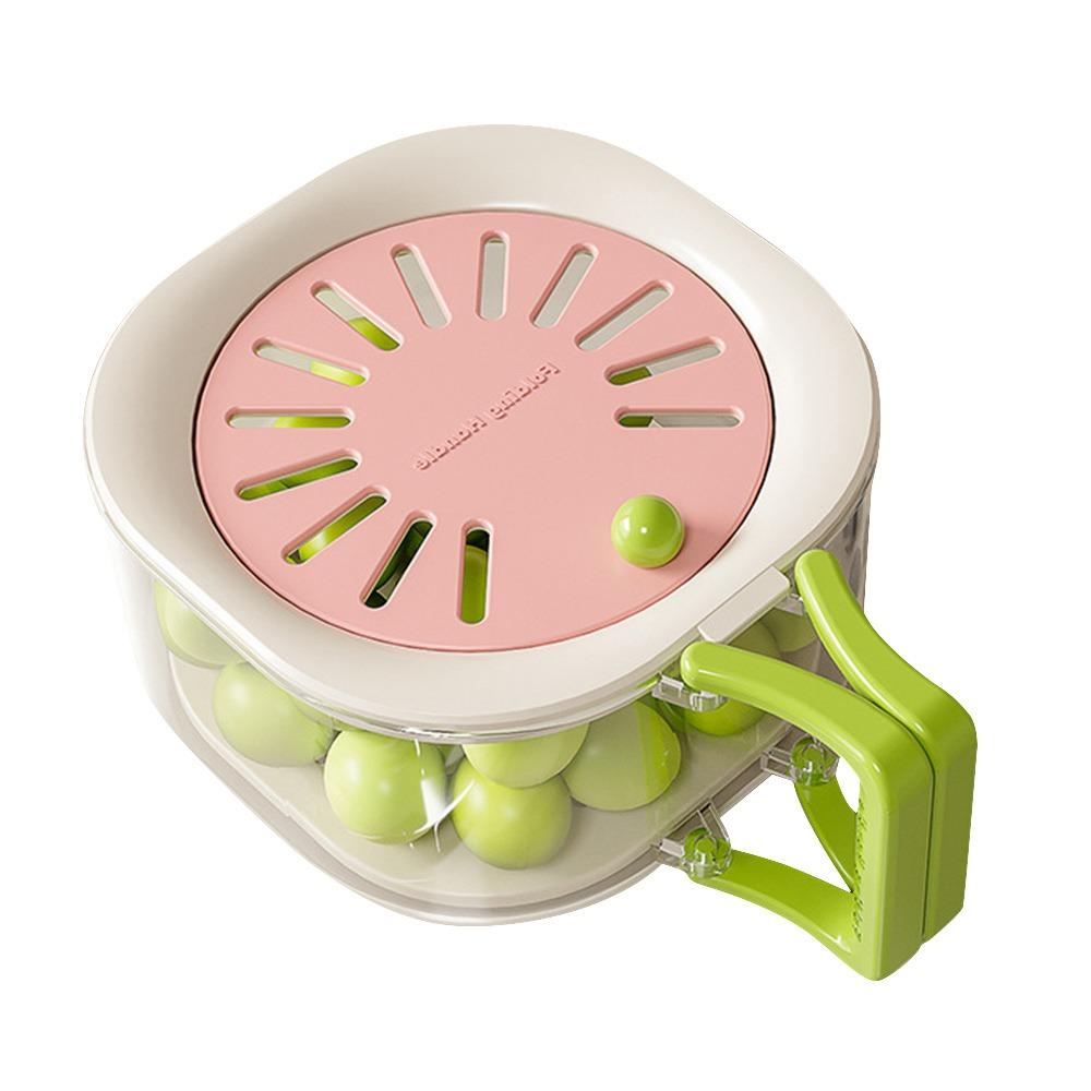 Multifunctional Fruit Washing Bowl With Lid and Handle Kitchen Storage Basin Fruit And Vegetable