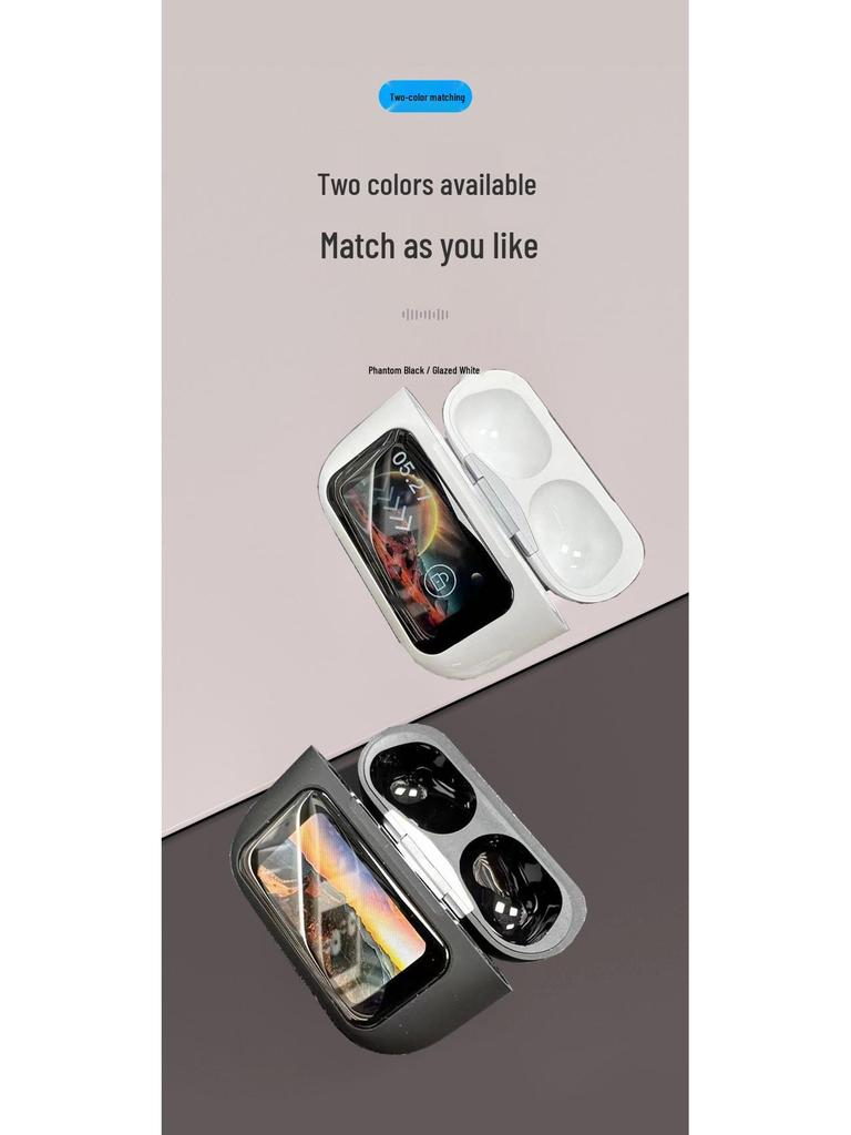 A9Pro Bluetooth Earbuds: Touchscreen, ANC Noise Cancelling, Smart E11 AI Translation, True Wireless.