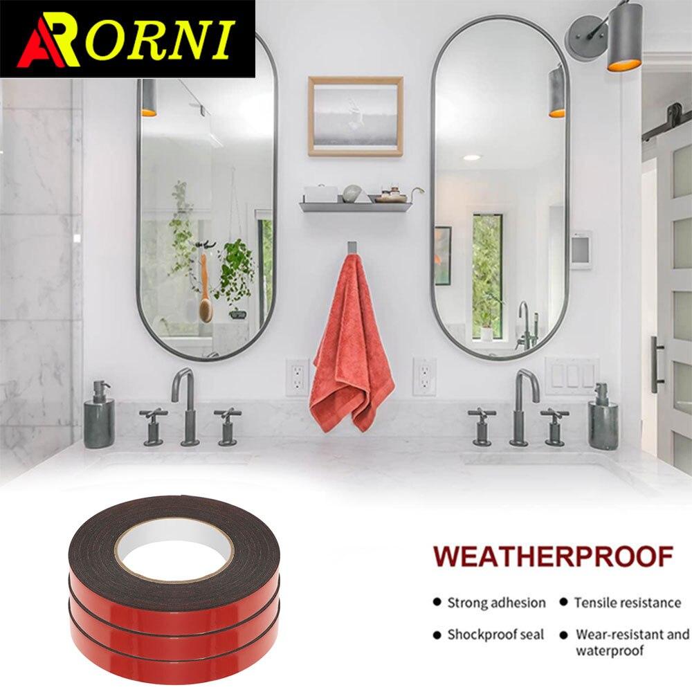 Double-sided Foam Sponge Tape, Double-sided Adhesive Foam Tape for Mounting, Double-sided Adhesive Tape, Length 10m