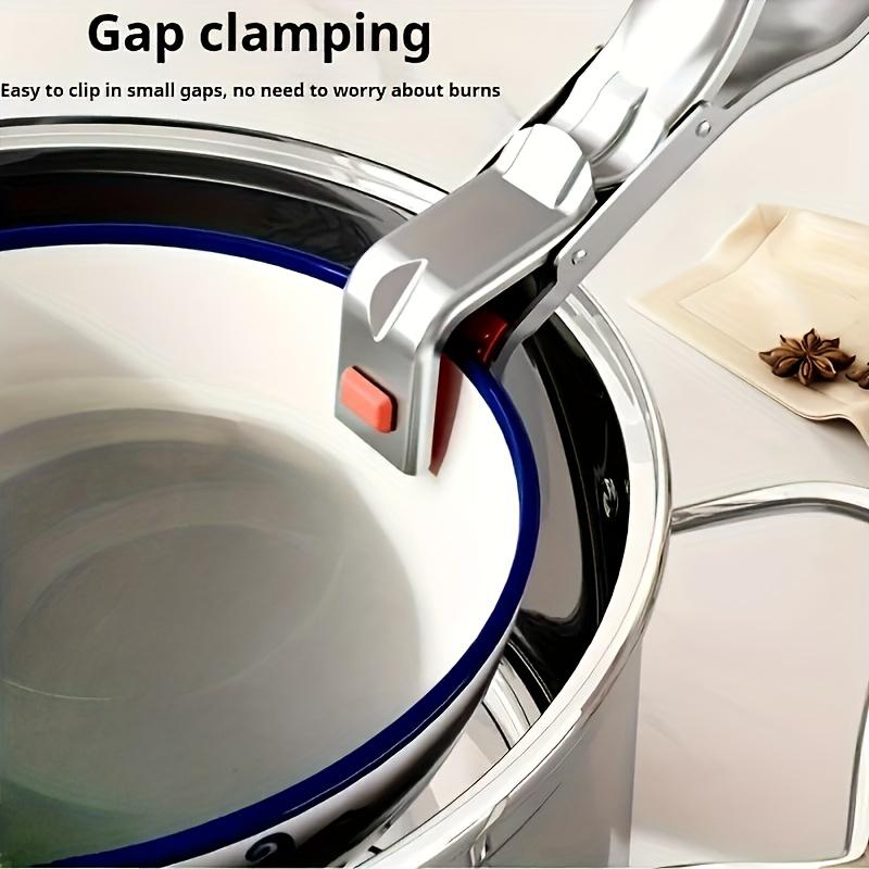 Stainless Steel Anti-scald Clips, Kitchen Bowl Grippers, Heat-resistant Kitchen Tools, High-temperature Oven Clips
