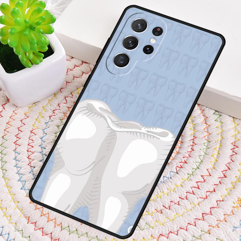 Dentist Tooth Pattern soft Phone Case for Samsung Galaxy note 10 pro S26 Ultra S23 S24 FE S25 S21 S22 PLUS shockproof Cove