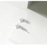 Asymmetrical Korean Style Star Tassel Stud Earrings for Women - Retro Fashion Hip Hop Jewelry